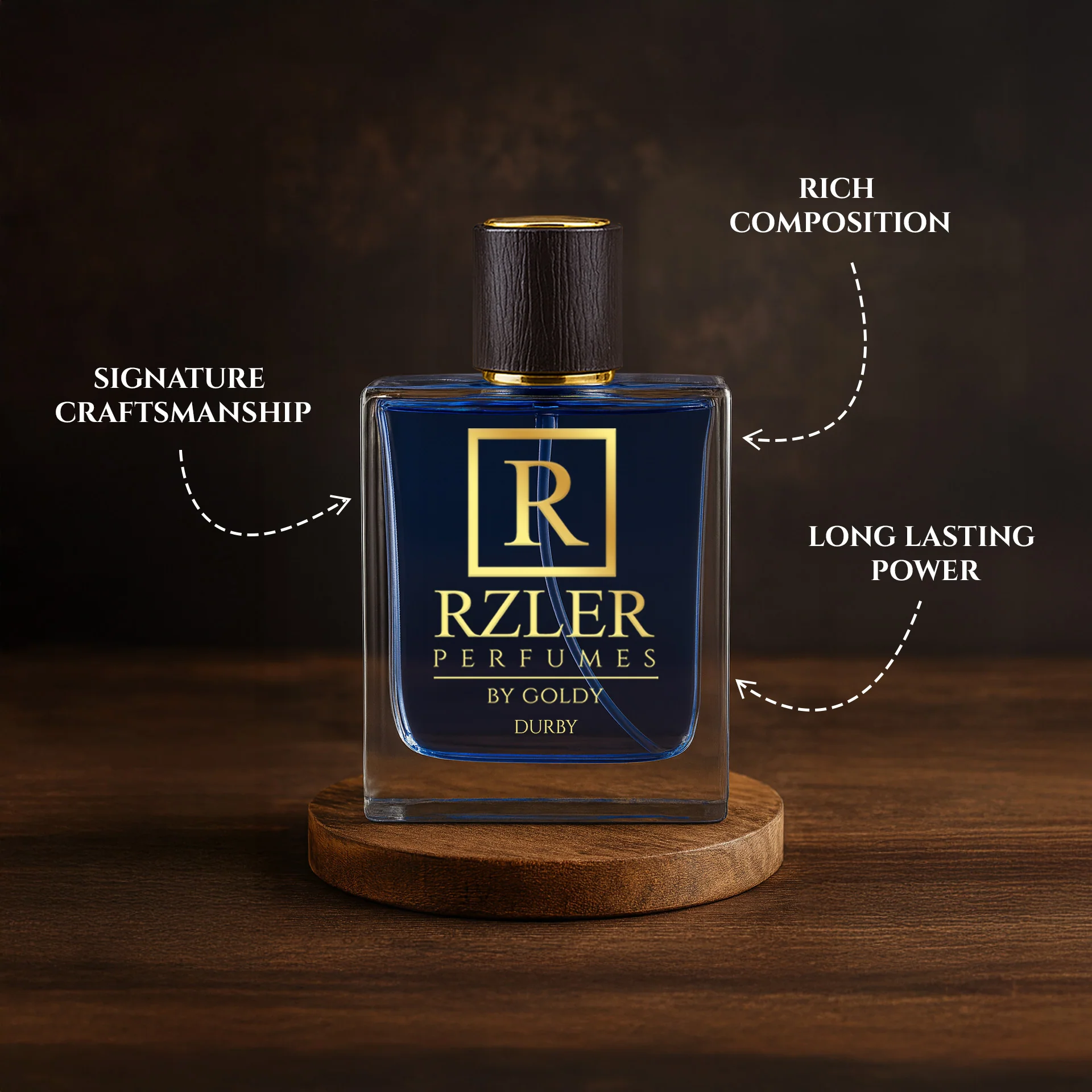 RZLER Durby Perfume – 50 ml | White Musk & Amber | Best Musk Perfume for Men - Image 3