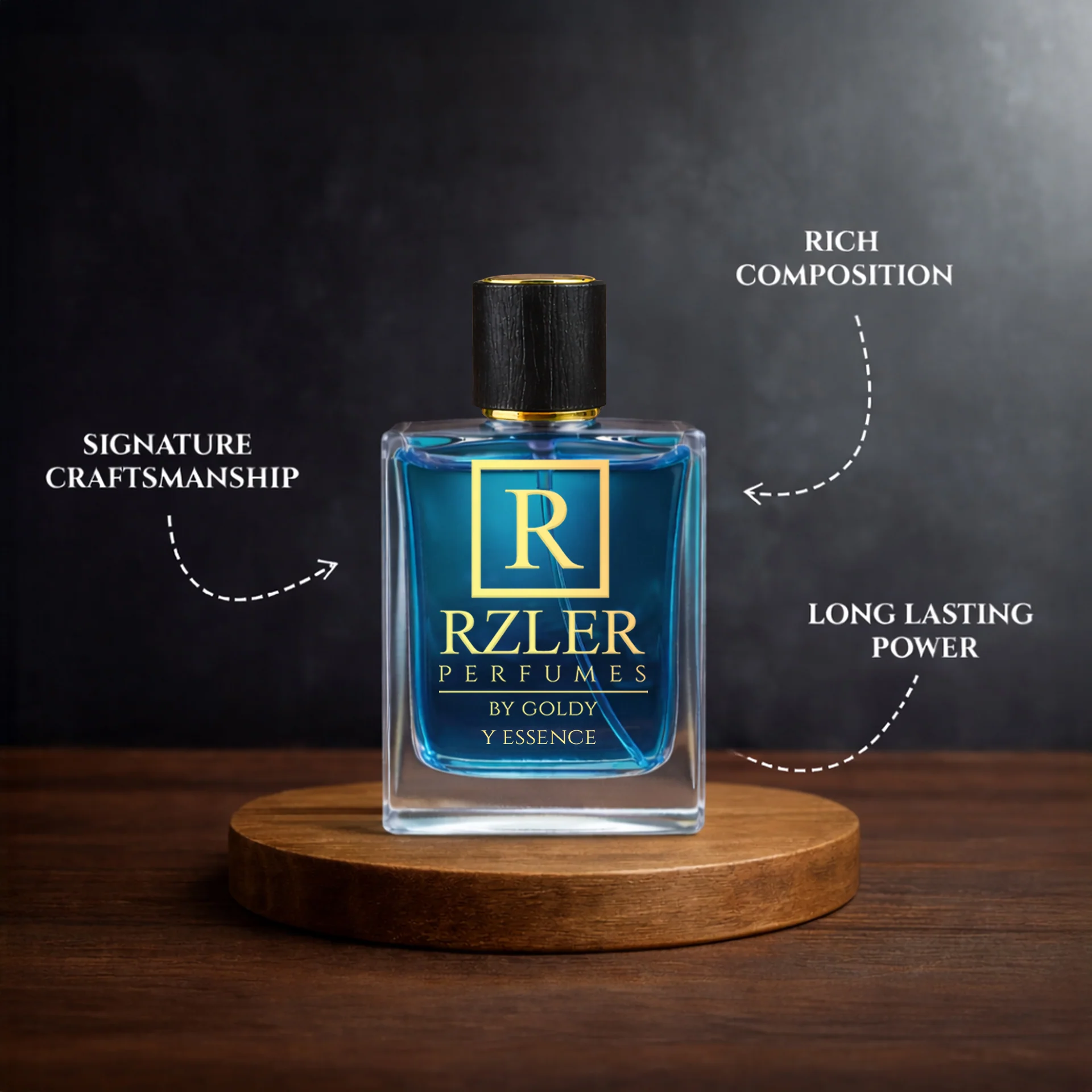 RZLER Y Essence Perfume for Women – 50 ml | Lemon, Sage & Amberwood | Long Lasting Woody Aromatic Fragrance - Image 3